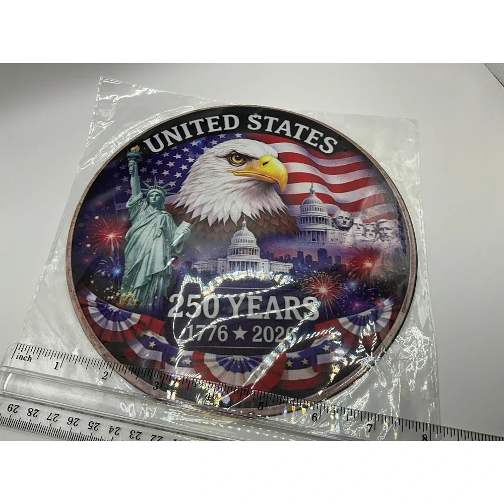 Collectible USA 250th Anniversary disc, brand new, very detailed‎ / colorful